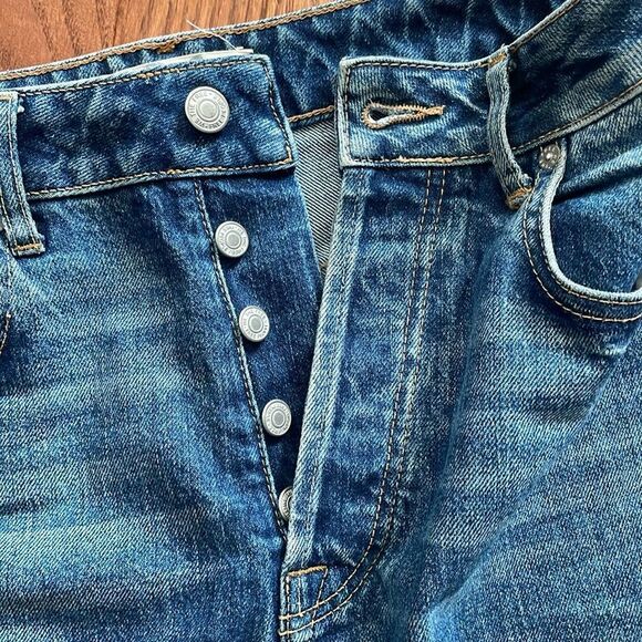 We The Free Frayed Hem Bootcut Jeans Women’s Sz 26 - Picture 7 of 13